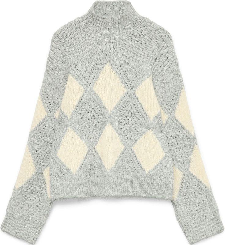 Vmpaloma - Gebreide Pullover - O-hals - Lange Mouwen - Regular Fit