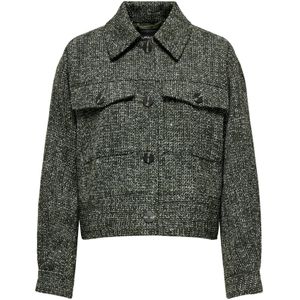 ONLY Tussenjas 'ONLABBY'  donkergroen