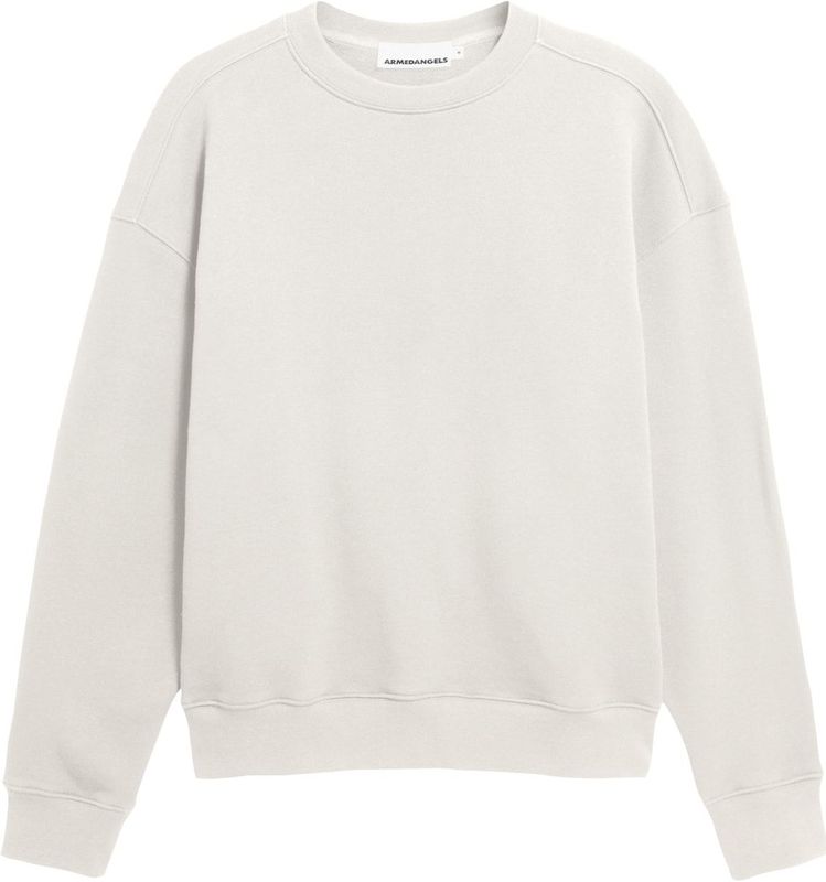 ARMEDANGELS - Sweatshirt - Beige - Effen - Lange Mouw