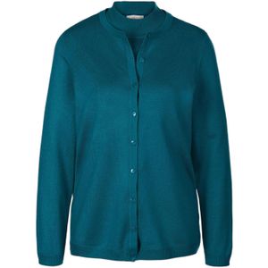 Goldner Gebreid vest  petrol