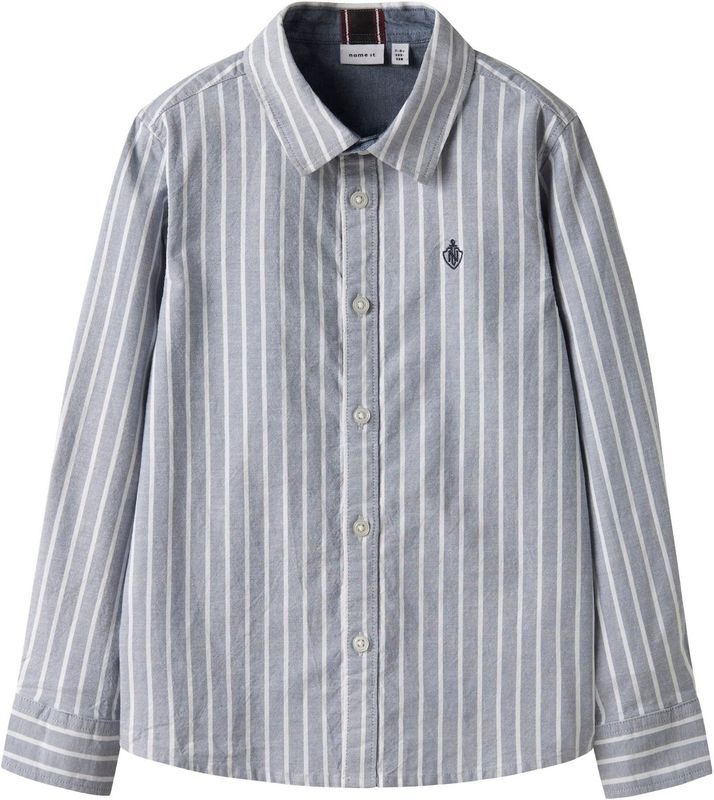 Overhemd - Lange Mouwen - Blousekraag - Knoopsluiting