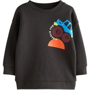 Next Sweatshirt  azuur / antraciet / petrol / oranjerood