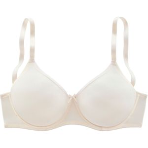 Nuance - Minimizer-bh - Crème - Met Beugel - Naadloze Cups van Glanzend Materiaal