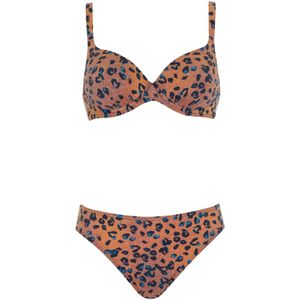 OLYMPIA Bikini  blauw / marine / bruin / rosa