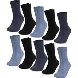 Occulto Sokken 'Diabetiker Julia'  navy / nachtblauw / lichtblauw