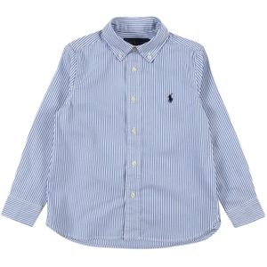 Polo Ralph Lauren - Overhemd - Lichtblauw/Wit - Slim Fit - Lange Mouw