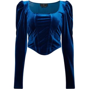 faina Shirt  royal blue/koningsblauw
