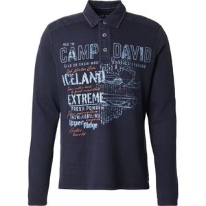 CAMP DAVID Shirt  marine / lichtblauw / lichtrood