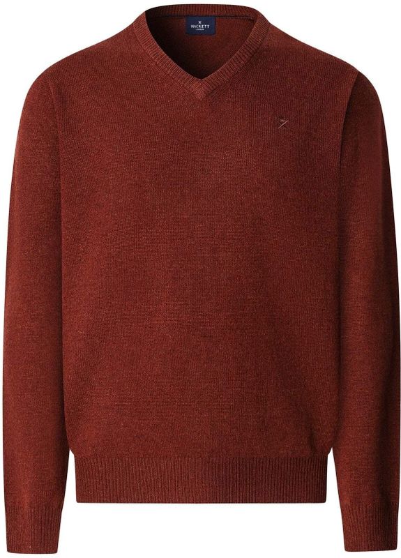 Hackett - Lamswollen V-hals Trui