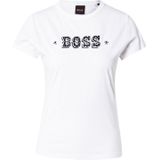 BOSS - C_Endora_1 - T-shirt - Zwart - Slanke Pasvorm
