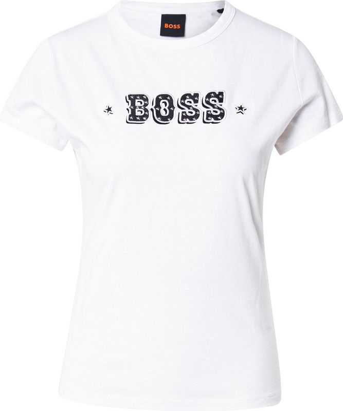 BOSS - C_Endora_1 - T-shirt - Zwart - Slanke Pasvorm
