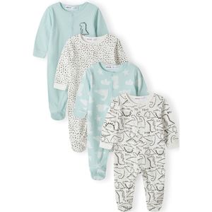 MINOTI - Nachtkledij - Ecru - 1-delig - Lang/maxi - 4 Pack