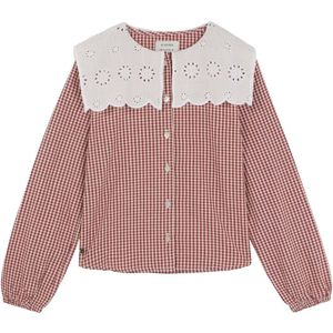 Scalpers Blouse 'Vichy'  rood / wit