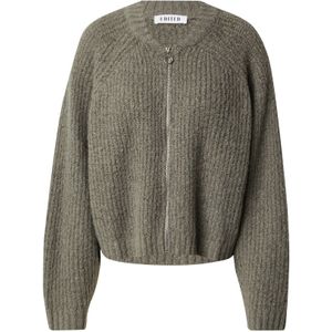 EDITED Gebreid vest 'Rani'  kaki