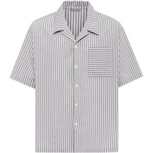 Dandalo Overhemd  grijs / wit