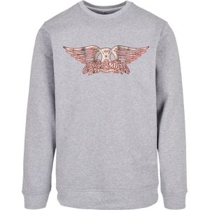 F4NT4STIC Sweatshirt 'Aerosmith'  beige / grijs / rood