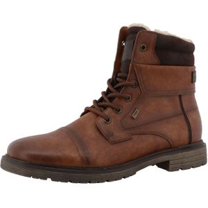 TOM TAILOR Veterboots  bruin / donkerbruin / wolwit