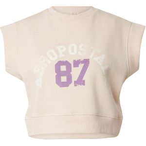 AÉROPOSTALE Sweatshirt  sand / lichtbeige / lavendel