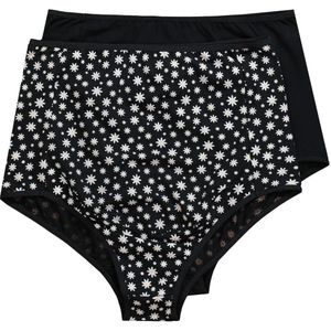 Ulla Popken Slip  zwart / wit