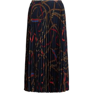 Lauren Ralph Lauren Rok  navy / royal blue/koningsblauw / chocoladebruin / rood