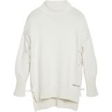 Desigual - Trui - Wit - Losse Pasvorm - Lange Mouw