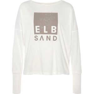Elbsand - Shirt - Wit - Katoenmix - Lange Mouwen - Sportief-Casual