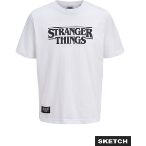 JACK & JONES Shirt  zwart / wit