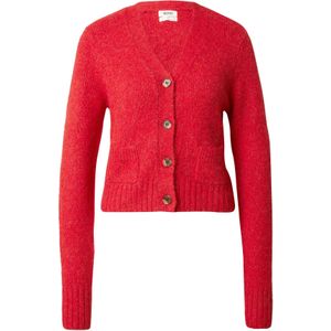 Monki Gebreid vest  rood