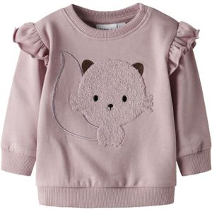 NAME IT Sweatshirt 'NBFSOUND'  sering / zwart