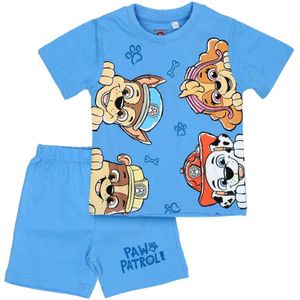 PAW Patrol Nachtkledij 'Chase & Friends'  azuur / bruin / rood / zwart
