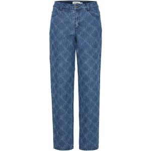 ICHI Jeans 'ASKI'  blauw denim / lichtblauw
