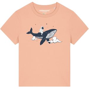 Watapparel Shirt ' Spacewhale '  gemengde kleuren / abrikoos