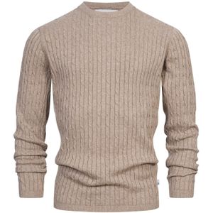 Kronstadt Trui 'Cable'  donkerbeige