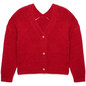 BIG STAR Gebreid vest 'KARDILA'  rood