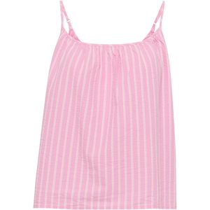 SOAKED IN LUXURY Top 'Anvitte'  rosa / wit