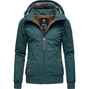 Ragwear Functionele jas 'Jotty'  karamel / donkergroen