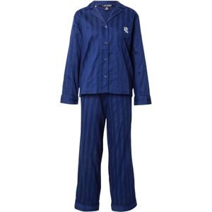 Lauren Ralph Lauren Pyjama  blauw / donkerblauw / wit