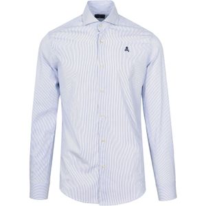 Scalpers Overhemd  lichtblauw / wit