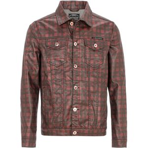 CIPO & BAXX Tussenjas  grijs / rood