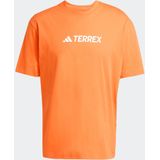 Adidas - Terrex Classic Logo - T-shirt - Wit - 100% Katoen (30% Gerecycled)