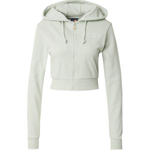 ELLESSE Sweatvest 'ZERMATT'  pastelgroen / wit