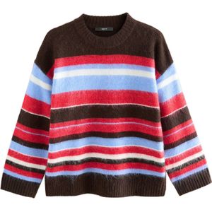 Next Trui  beige / lichtblauw / chocoladebruin / wit