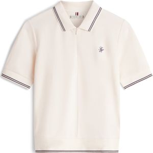 TOMMY HILFIGER Shirt  lichtbeige / zwart