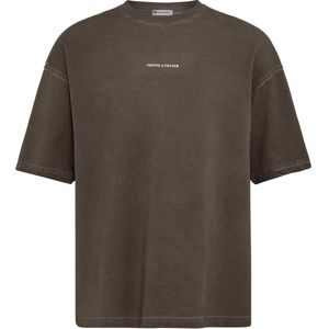 Dandalo Shirt 'Paul'  bruin / wit