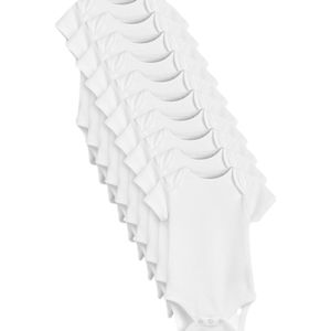 Next - Rompertje - Wit - 10 Pack