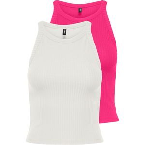 ONLY Top 'ONLEMMA'  fuchsia / wit