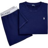 Polo Ralph Lauren - Damespyjama - Katoenmix - Los Model - Korte Pyjamabroek met Elastische Band