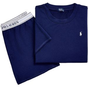 Polo Ralph Lauren - Damespyjama - Katoenmix - Los Model - Korte Pyjamabroek met Elastische Band