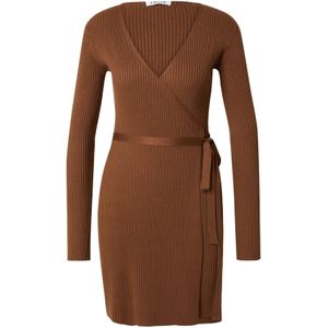 EDITED Jurk 'Bryanna'  bruin