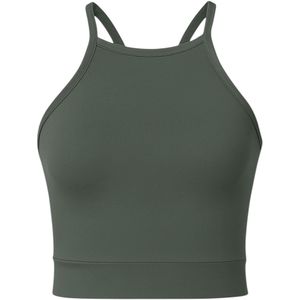 fashionshowcase Top 'RACERFIT'  olijfgroen